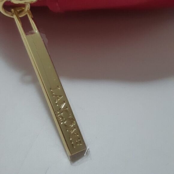 New Lancôme Pink Textured Cosmetics Bag - Picture 2 of 7